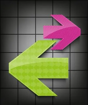 Arrows icon Stock Illustration