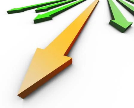 Arrows. Ilustración de archivo