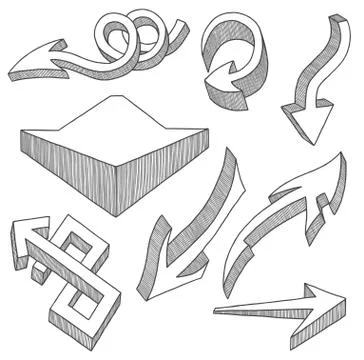 Arrows Stock Illustration