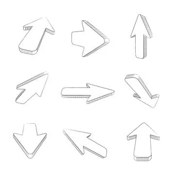 Arrows Stock Illustration