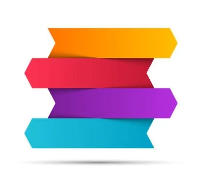 Arrows infographic, diagram, graph, presentation, chart. Business concept with 4 Stock Illustration