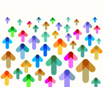 Arrows infographic, concept illustration. Vector  Stock Illustration