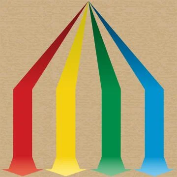 Arrows, infographics. Stock Illustration