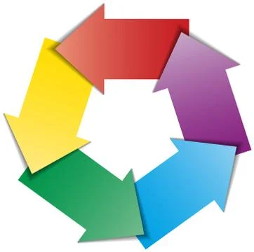 Arrows, infographics. Stock Illustration