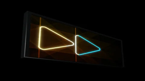 Arrows LEDS 03 Stock Footage 32904804
