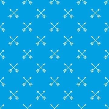 Arrows LGBT pattern seamless blue Stock Illustration