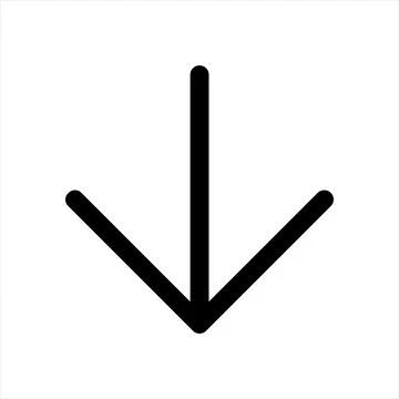 Arrows line icon vector illustration isolated on white background Stock Illustration