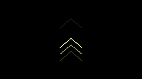 Arrows loop animation on black background Stock Footage 302700058