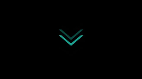 Arrows loop animation on black background Stock Footage 302700072
