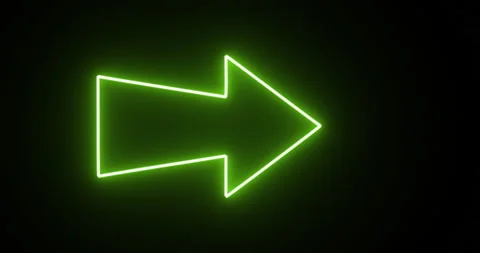 Arrows looped Animation of background. glow light shows direction Stock Footage 168949005