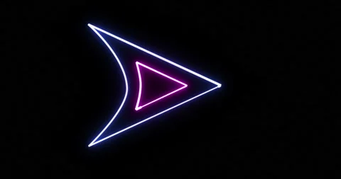 Arrows looped Animation of background. glow light shows direction Video stock 168950872