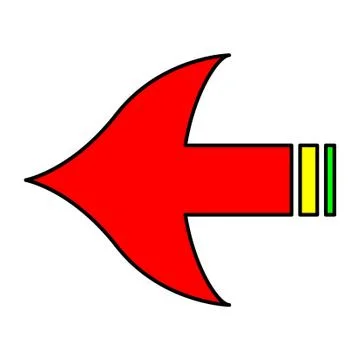 Arrows marker Stock Illustration