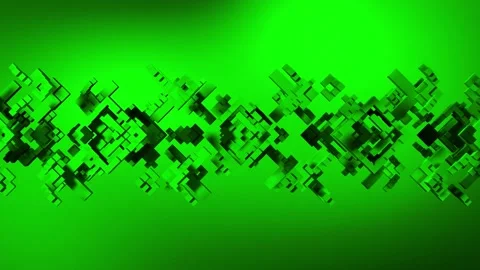 Arrows Mosaic Green Stock Footage 201312483