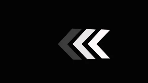 Arrows moving fast on black background 库存影片 330558750