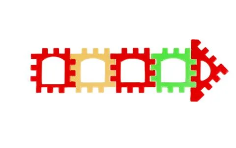 Arrows multicolored Stock Photos