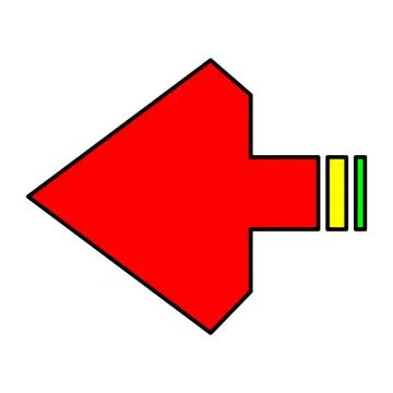 Arrows next Stock Illustration