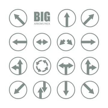 Arrows pack Stock Illustration