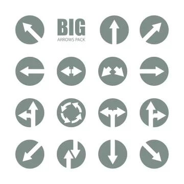 Arrows pack Stock Illustration