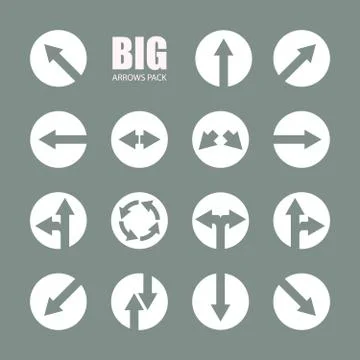 Arrows pack Stock Illustration