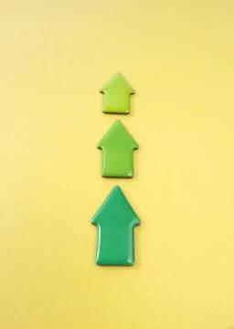 Arrows pointing up Stock-Illustration
