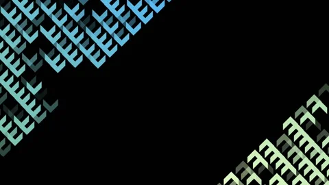 Arrows pointing toward the center of the screen. dynamical figures. motion of Stock Footage 86994400