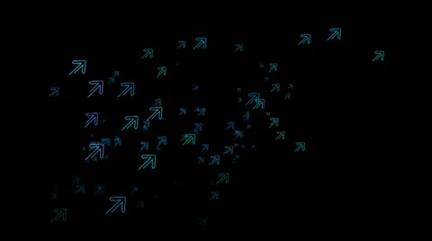 Arrows of progress moving up Stock Footage 33695661