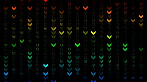 ARROWS RAINBOW 4K SEAMLESS LOOP 库存影片 114312188