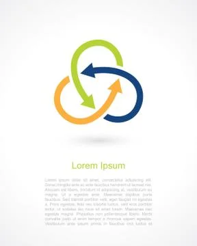 Arrows recycling Illustrazione stock