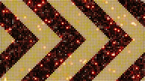 Arrows reflectors spots going right on a plane Stock Footage 238975025