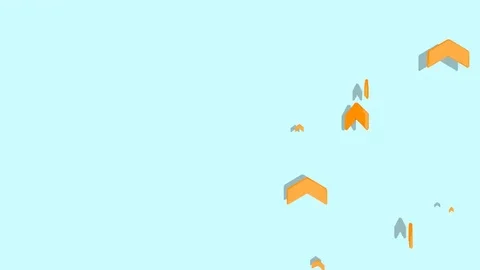 Arrows Rising Simple Loop Stock Footage 74426610