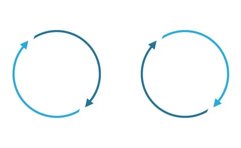 Arrows rotating Stock Illustration