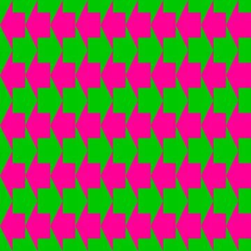 Arrows seamless geometric pattern in green and pink colors Stock Illustration