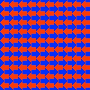 Arrows seamless geometric pattern Illustrazione stock