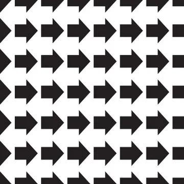 Arrows Seamless Geometric Pattern Stock Illustration