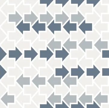 Arrows Seamless Geometric Pattern Stock Illustration