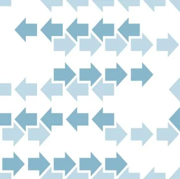 Arrows Seamless Geometric Pattern Stock-Illustration
