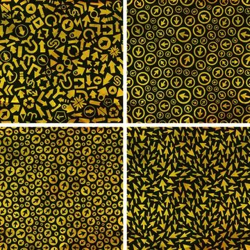 Arrows. Seamless pattern. Arrows. Seamless abstract background. Abstract p... Stock Photos