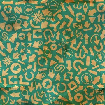 Arrows. Seamless pattern. Arrows. Seamless abstract background. Abstract p... Stock Photos