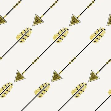 Arrows Seamless Pattern 스톡 일러스트