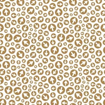 Arrows. Seamless pattern. Vector illustration. Stock Illustration