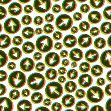 Arrows. Seamless pattern. Vector illustration. Arrows. Seamless pattern. V... Stock Photos