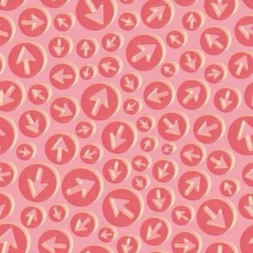 Arrows. Seamless pattern. Vector illustration. Arrows. Seamless pattern. V... Stock Photos
