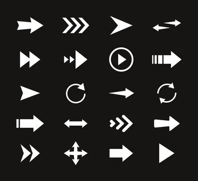 Arrows set. Arrow icon. Arrow vector collection. Stockillustratie