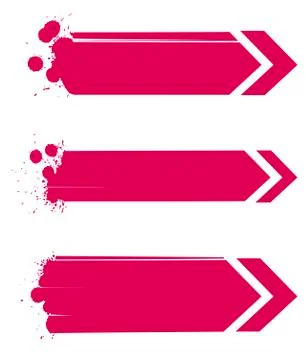 Arrows set grunge Stock Illustration