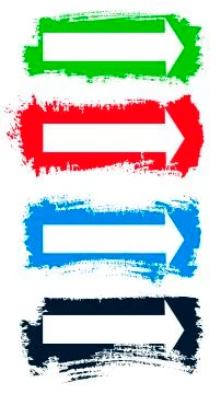 Arrows Set Stock Illustration