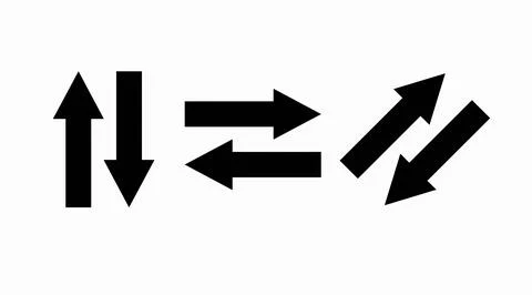 Arrows Set. Vector isolated set of arrows Illustrazione stock