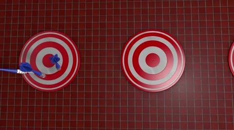 Arrows Shooting Target Darts 01 스톡 동영상 41781128