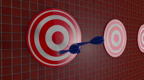 Arrows Shooting Target Darts 02 Stockbeeldmateriaal 59744229
