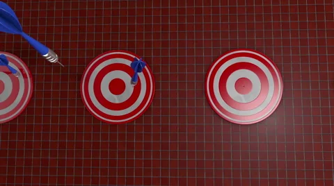 Arrows Shooting Target Darts Stock-Footage 59744133
