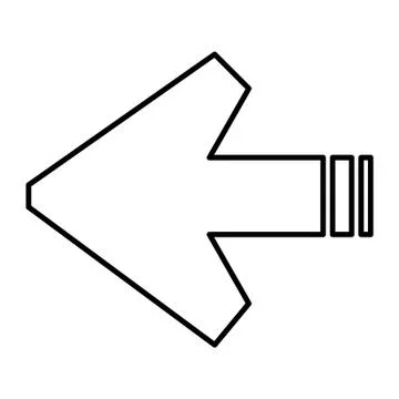 Arrows sign Illustrazione stock